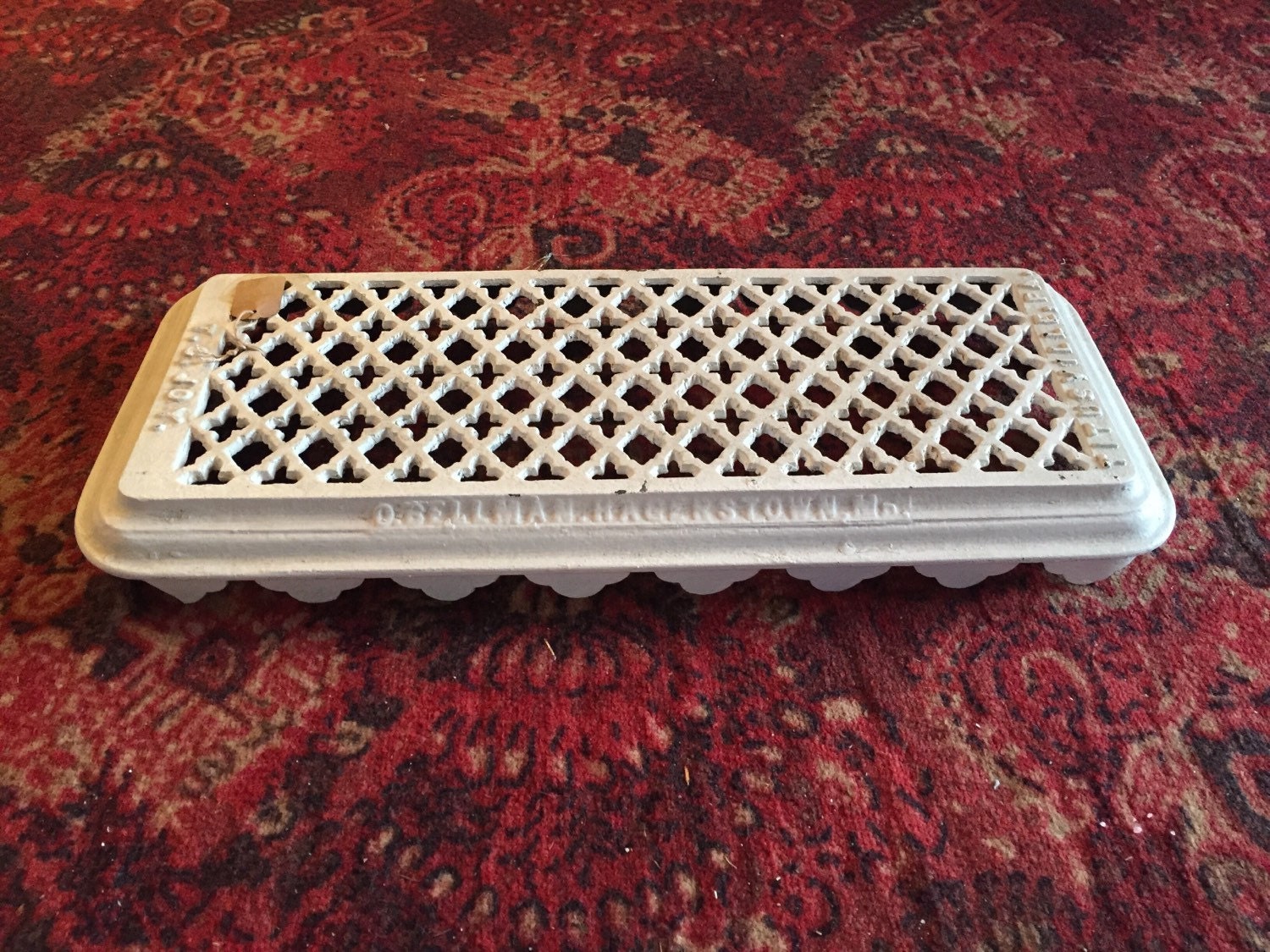 Antique cast iron steam radiator cover by KD0112 on Etsy