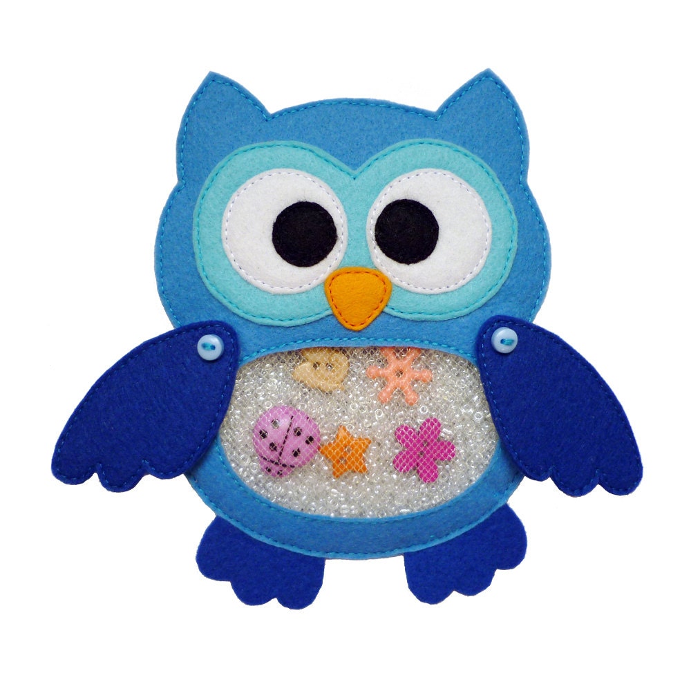 I Spy Bag OWL Eye Spy Bag Busy Bag Sensory Toy Quiet