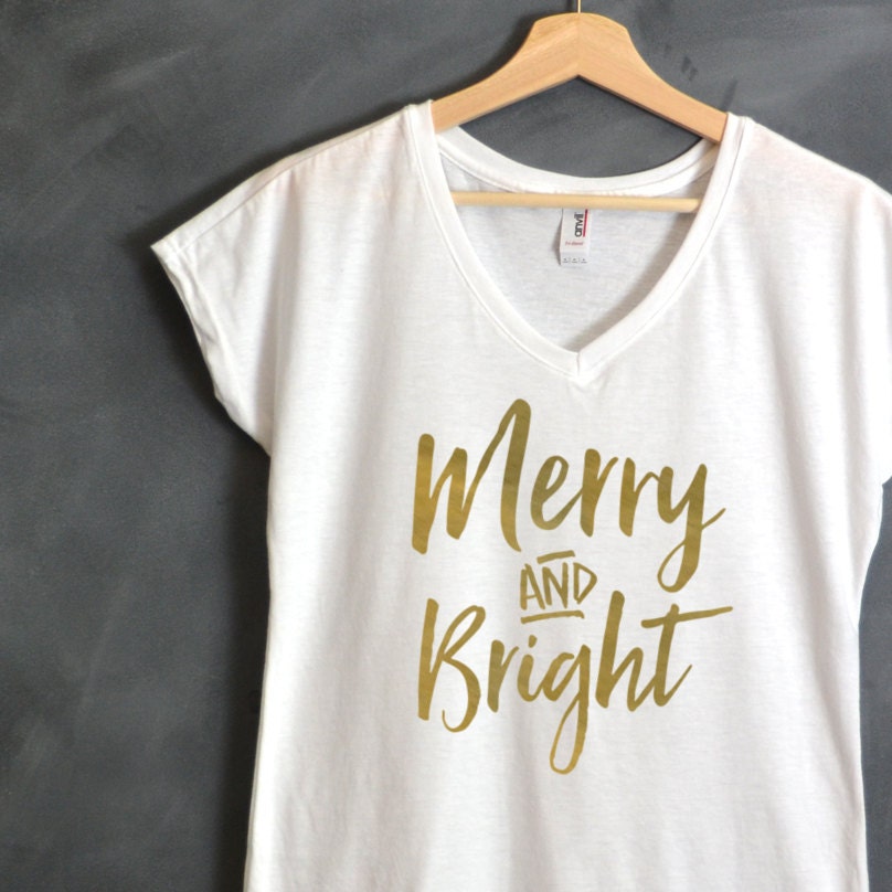 merry & bright shirts