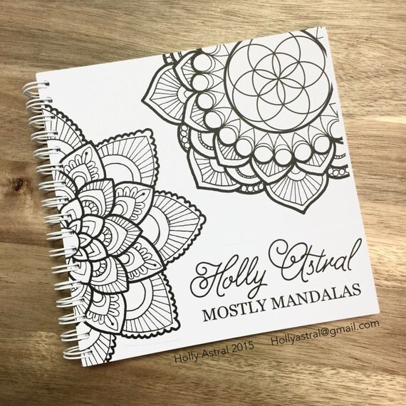 Tattoo Mandala Book | mostly mandalas colouring book by tattoo artist holly astral Tattoo Mandala Book | mostly mandalas colouring book by tattoo artist holly astral