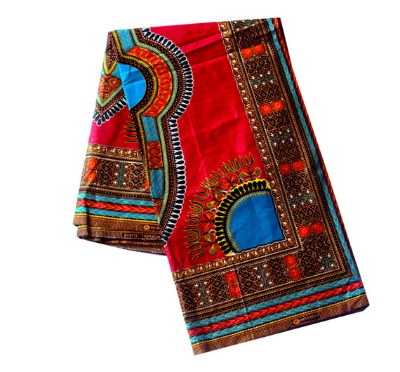 Pink Dashiki Fabric/ Dashiki/ Dashiki by AnkaraAfricanFabric