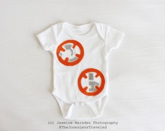 BB8 Baby/Toddler Costume onesie for Newborn to 18 months
