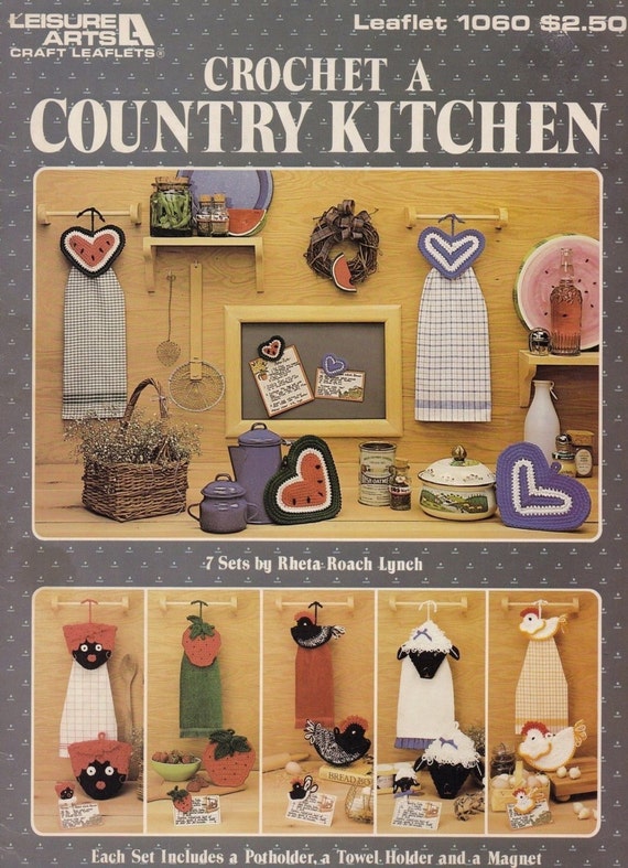 Crochet a Country Kitchen Leisure Arts Home Decor Crochet