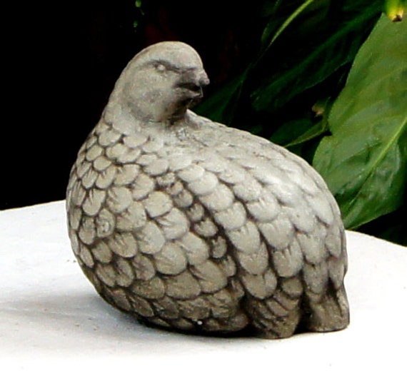 Quail Bird Concrete Ornaments Cement Bird Figure Cast Stone