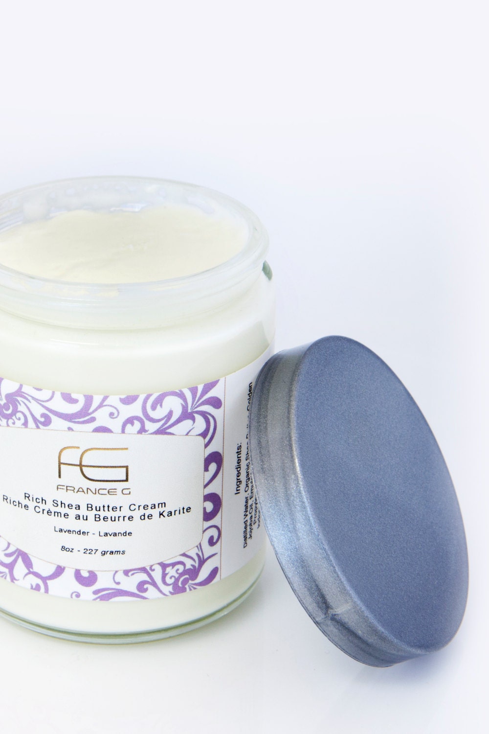 Lavender Shea Butter Cream for dry skin