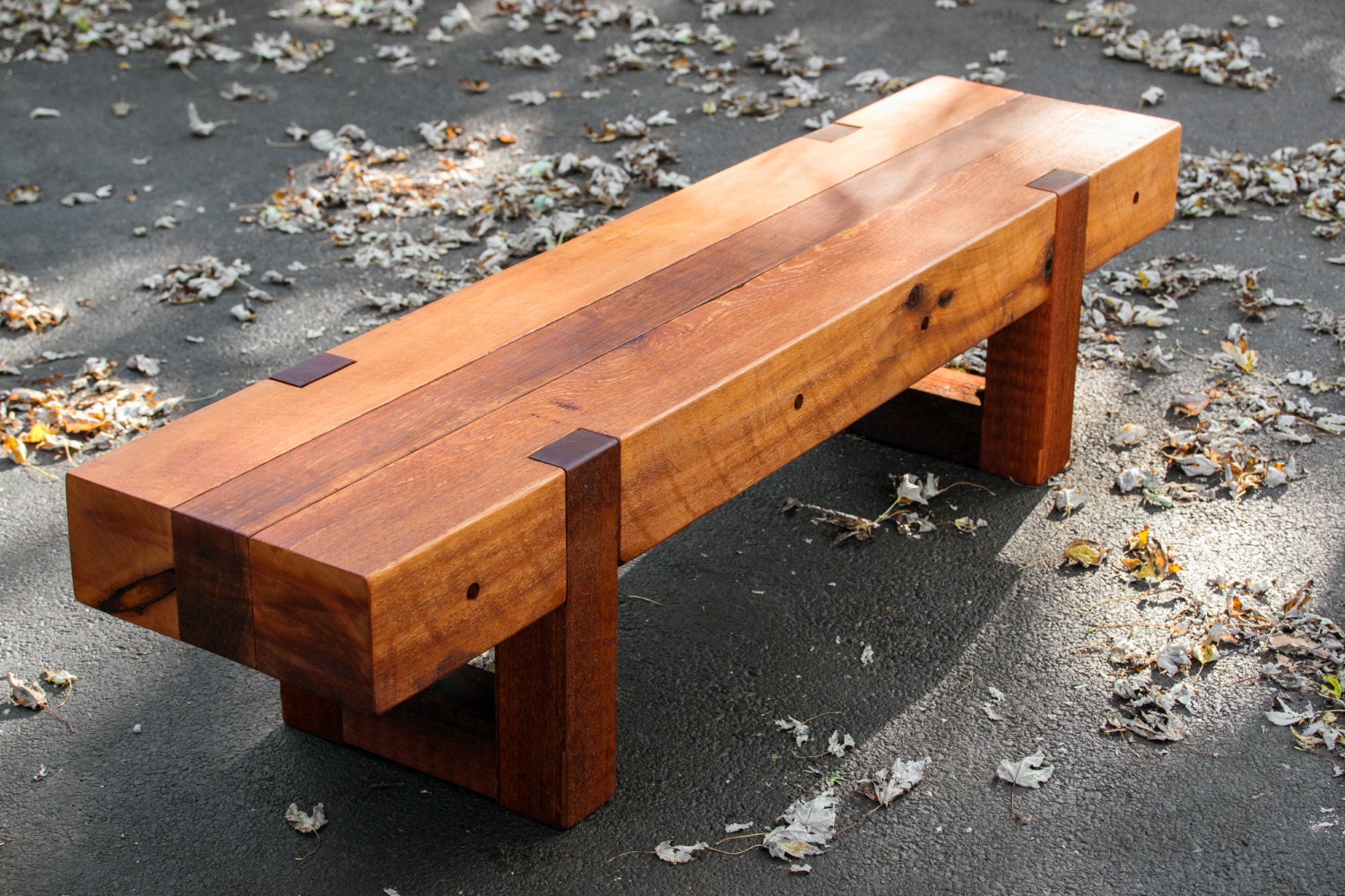 Outdoor Wood Bench Patio Garden Cedar Bench