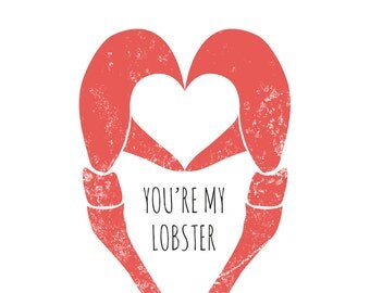 Inspirational 30 You Are My Lobster Valentines Card