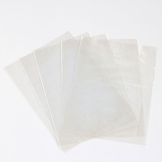 Flat Poly Bags 6x8 Open Ended Clear Bags Acid Free Clear Plastic