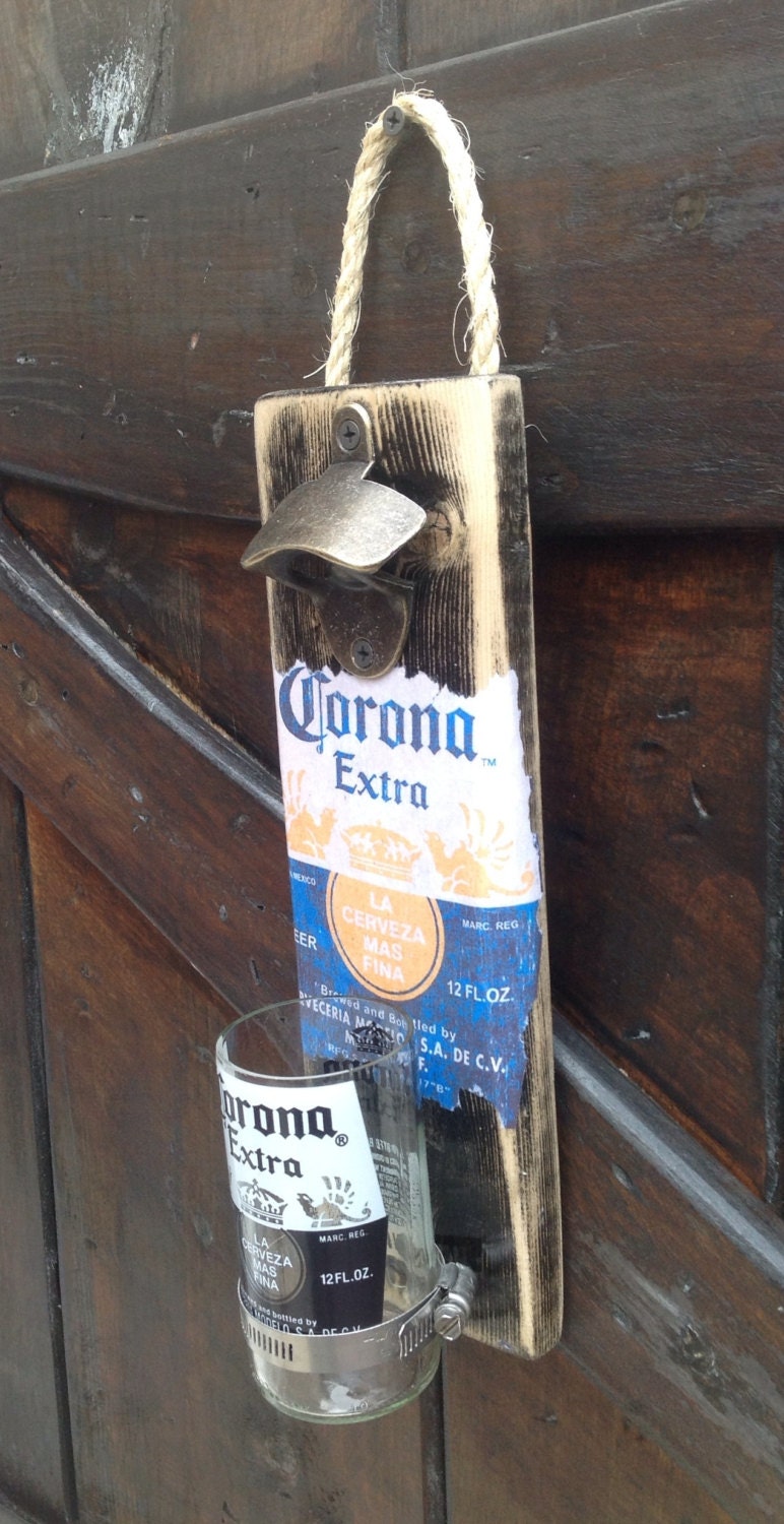 Corona Beer bottle wall opener