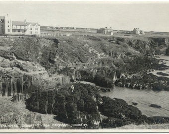 The Cliff Hotel Gwbert on Sea Cardigan WALES 1963 Postcard Post Card