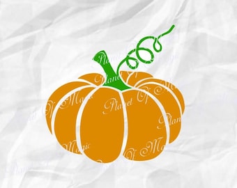 Pumpkin Svg, Halloween Svg, Fall Svg, Pumpkin Cutting File, Thanksgiving SVG, Pumpkin DXF, Cricut File, Silhouette Halloween DXF