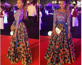 Nuvu Vlisco Long Dress , african clothing, african dress, the african shop, african wedding dress, african outfit, african, afro