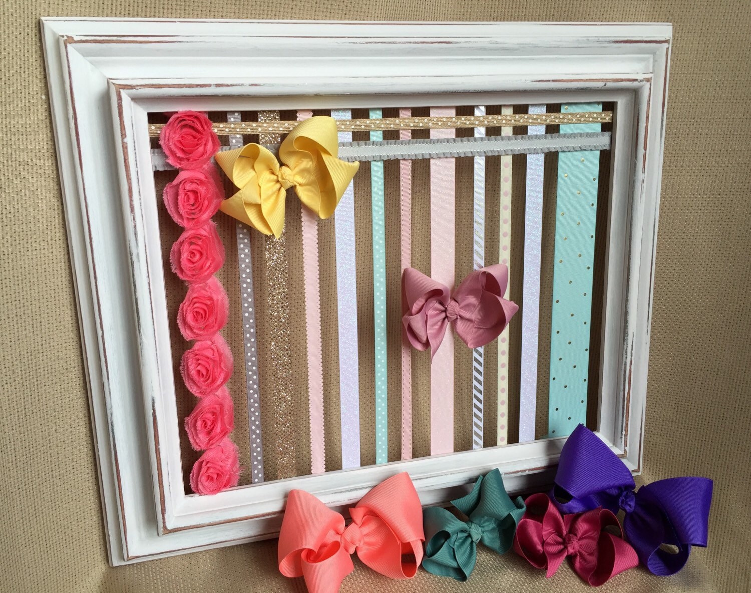 Hair Bow Holder HairBow Holder Hair Bow by GraceandJewelsBow