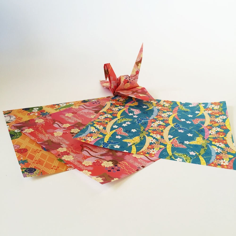 Origami Paper Sheets - Japanese Pattern - 24 Sheets from ...