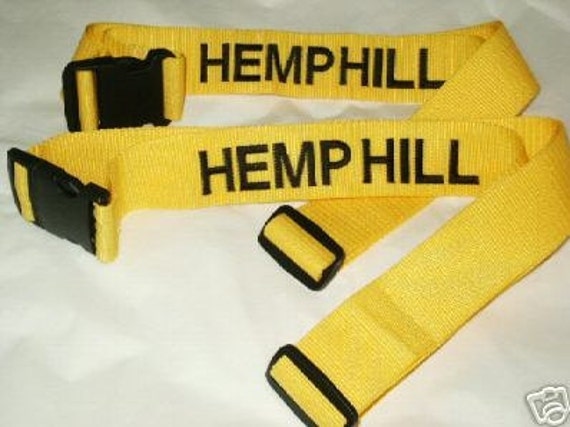 personalized embroidered luggage straps