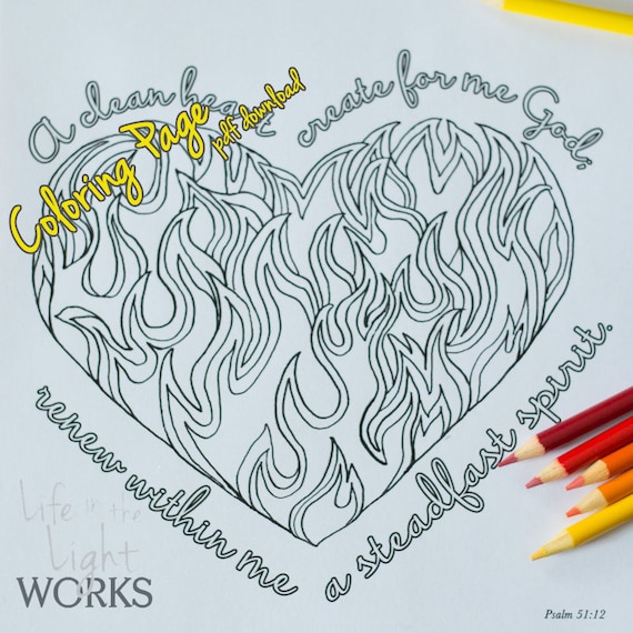 coloring page psalm 5112