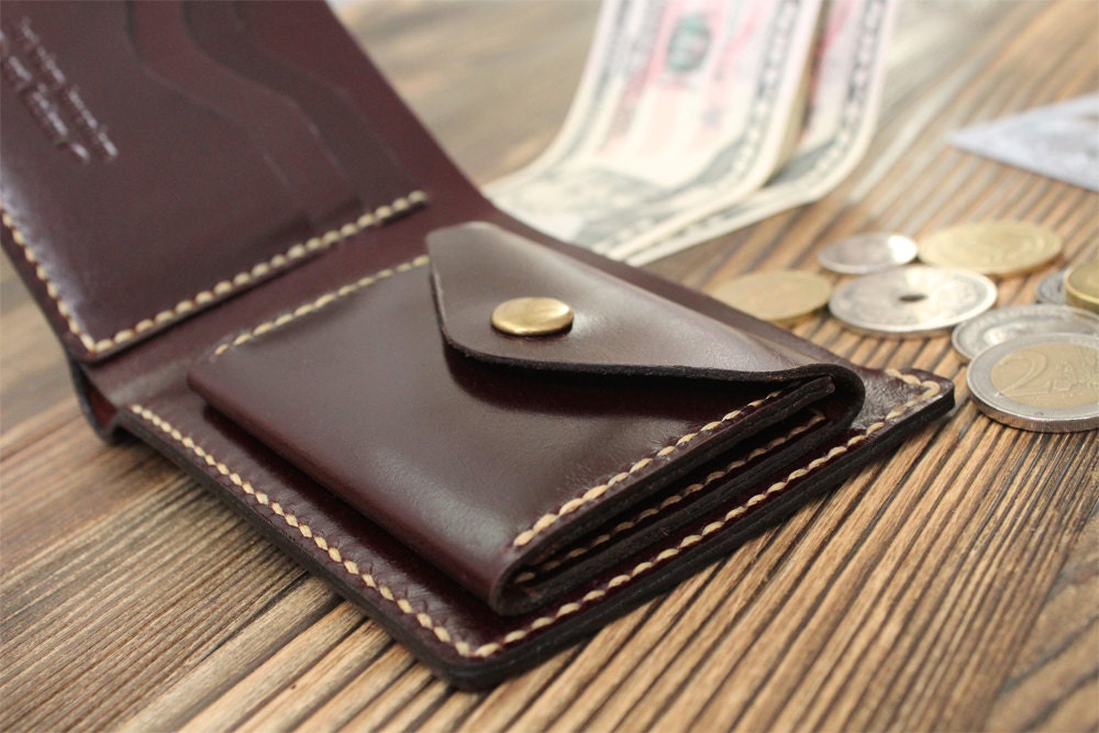 Coin wallet Leather wallet Mens wallet Husband gift Mens gift