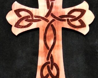 Celtic Solid Wood Cross