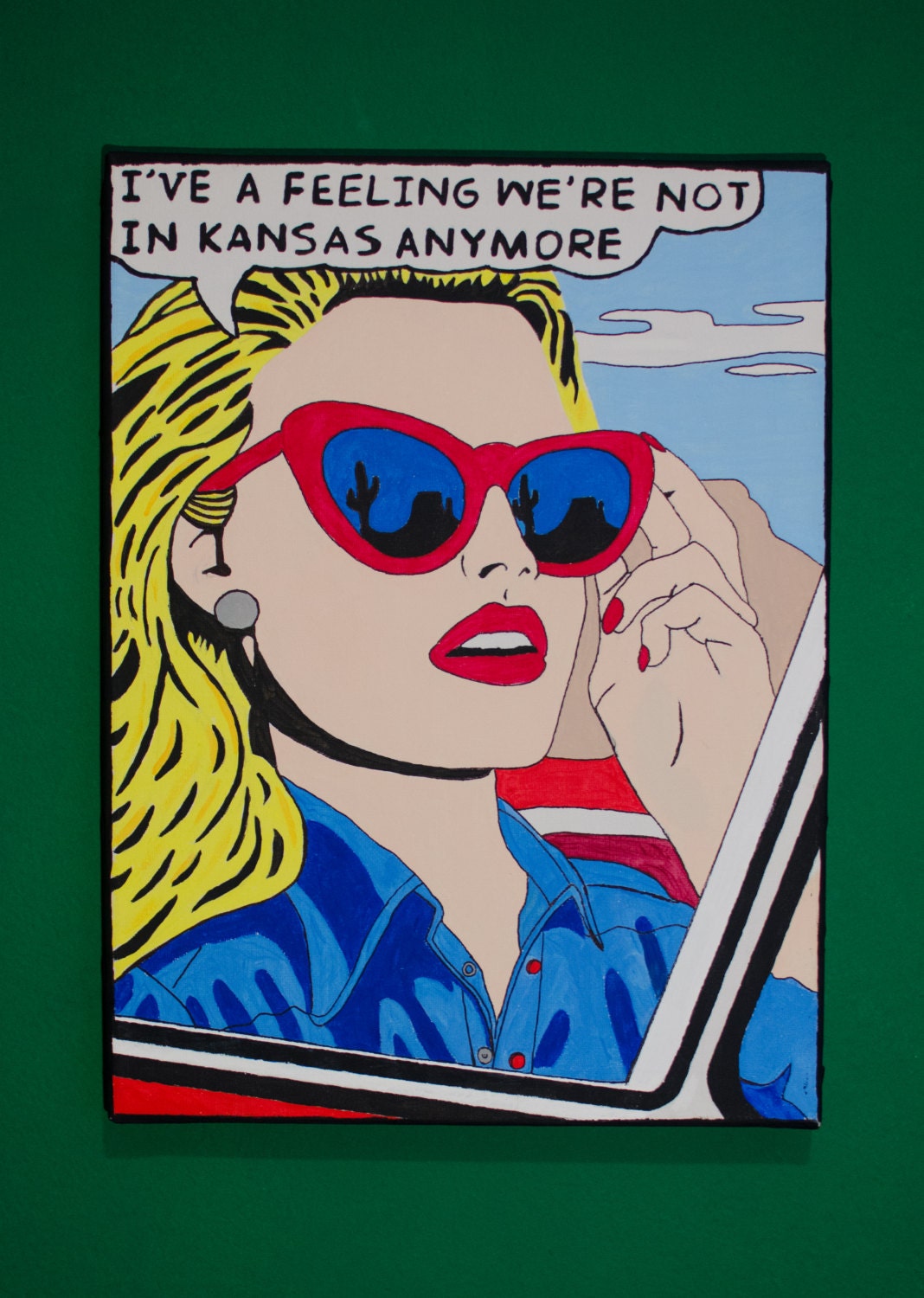 Pop Art Painting By Superflupie On Etsy