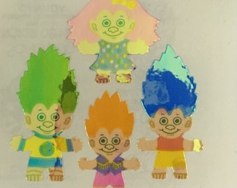 Vintage Sandylion Troll Stickers