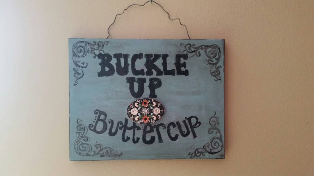 buckle up buttercup clipart