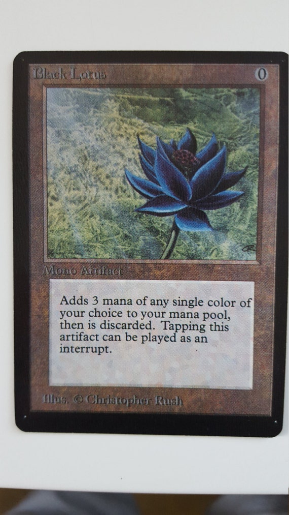 Black Lotus Magic the Gathering mtg Proxy by MTGhaven on Etsy