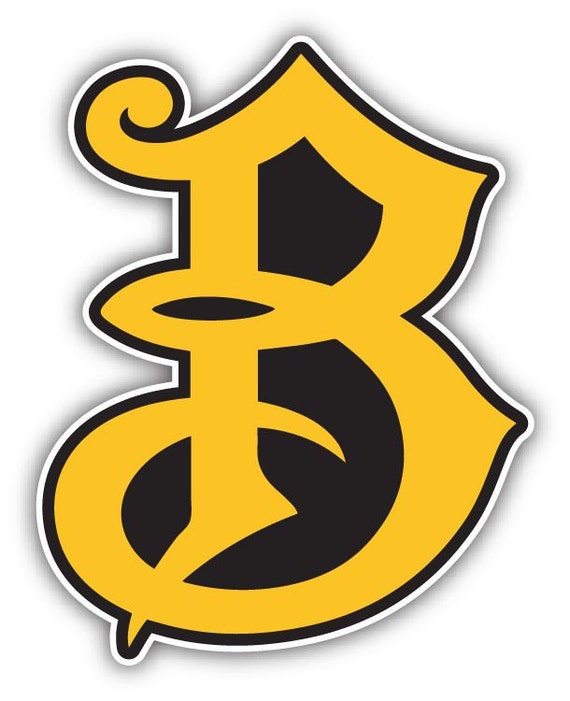 Bradenton Marauders MiLB Baseball Logo Car Bumper by slonotop