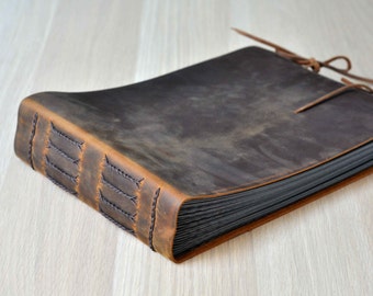 Photo Album Photo Frame rustic leather album guetbook