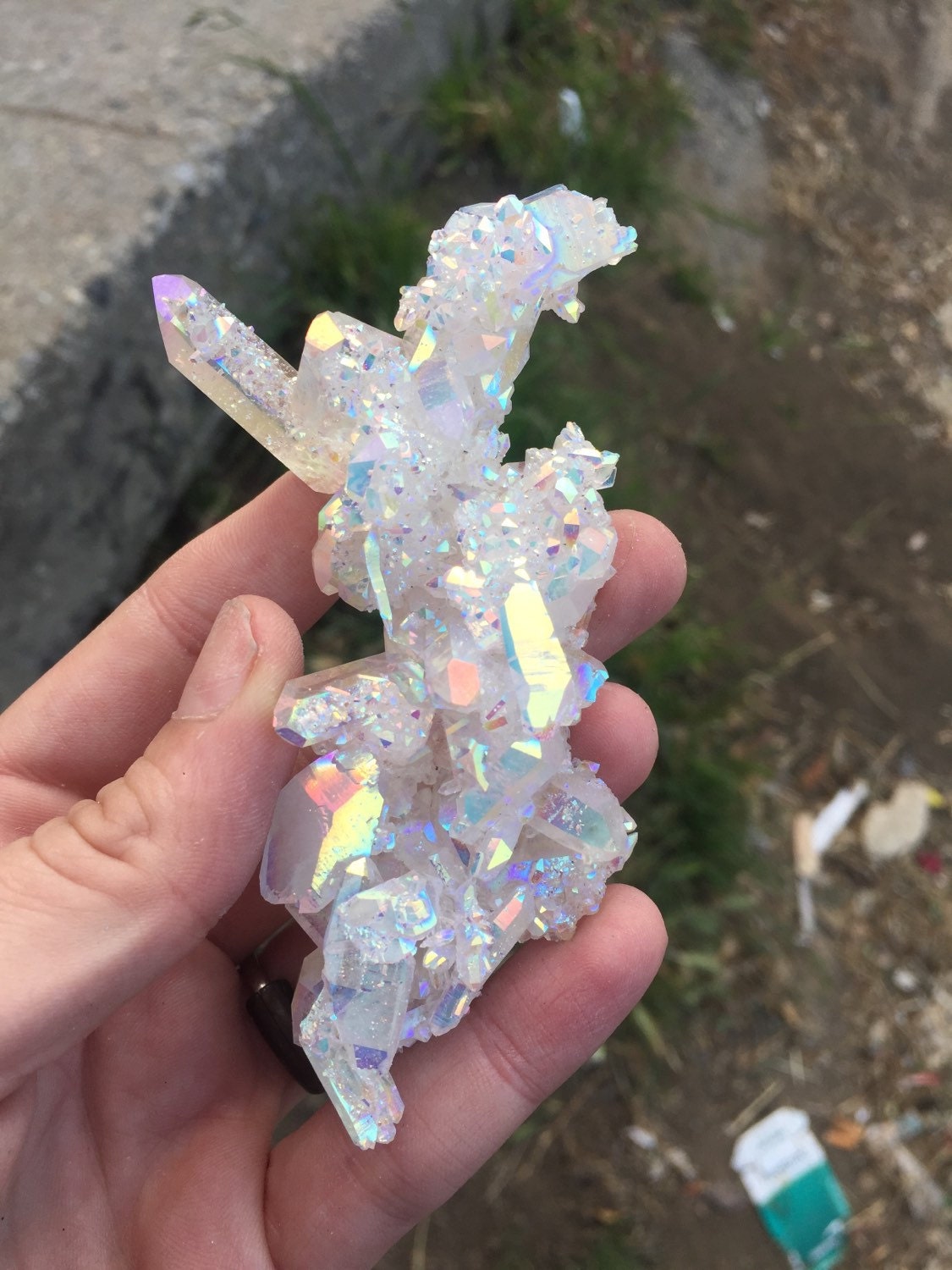 real angel aura quartz