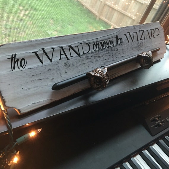 Wand holder / display by aDOSEofFANDOM on Etsy