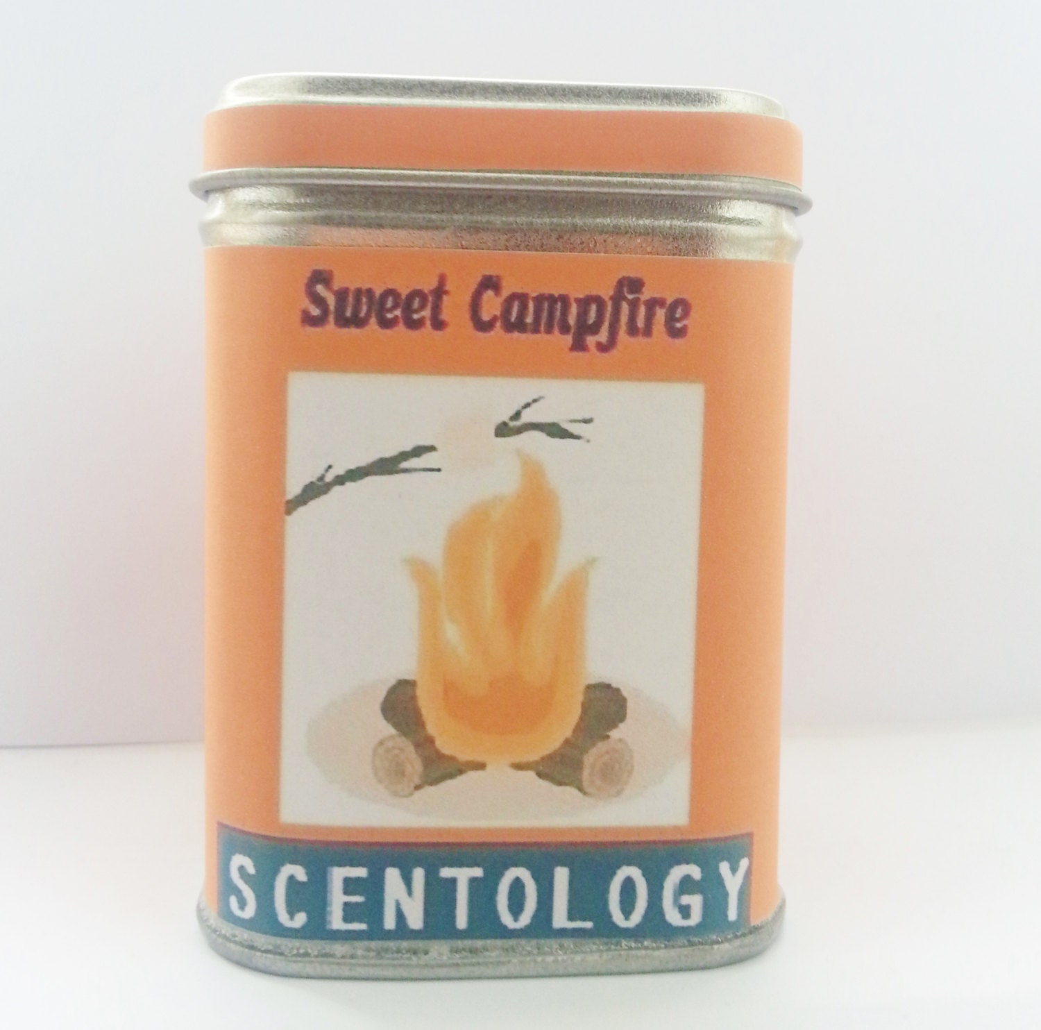 Sweet Campfire Soy Wax Scented Candle Handmade Gift