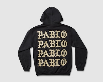 The Life of Pablo Tour PARIS POP UP Black Hoodie Kanye West Yeezy Tlop Tour Merch Yeezus Ultra Light Perfect!! Hooded Sweatshirt I Feel Like