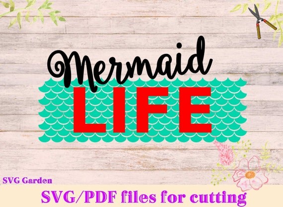 Download Mermaid Life SVG file mermaid svg for vinyl cutting by ...