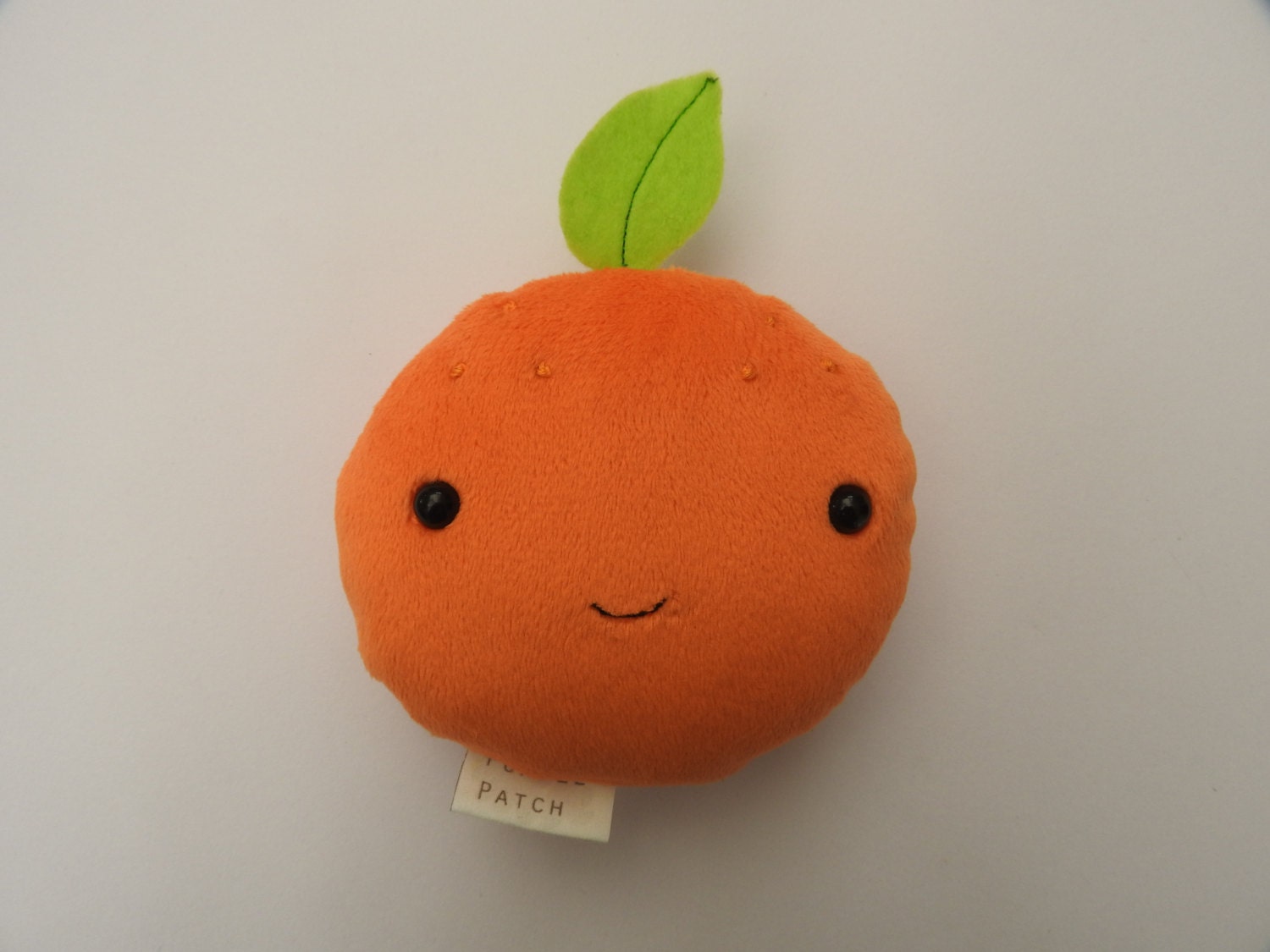 orange fruit plush