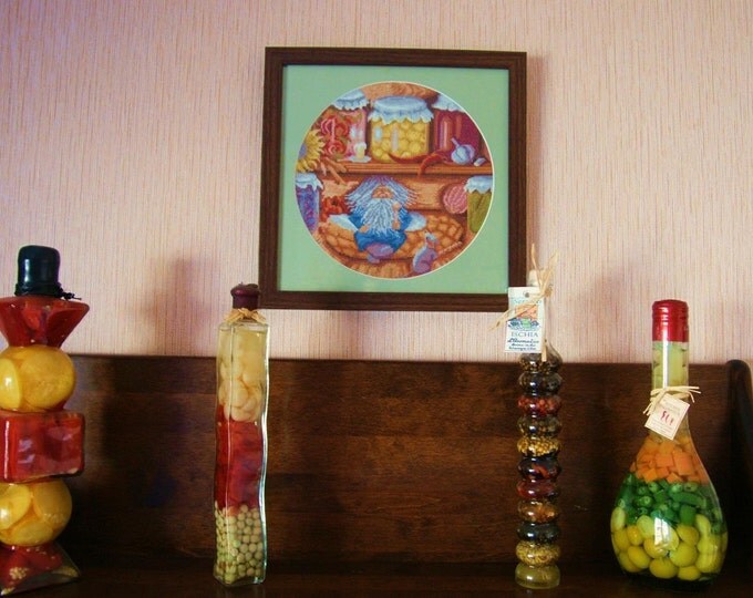 Home decor, Thread embroidery paintings, embroidery paintings, wall decor, gift for her, art ball, kitchen, interior design, embroidery