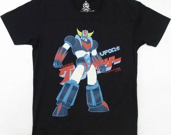 Japanese animation HEROS Tshirt (UFO Robot Grendizer) Goldorak Robot t-shirt Mens Men anime unisex Manga shirts shirt