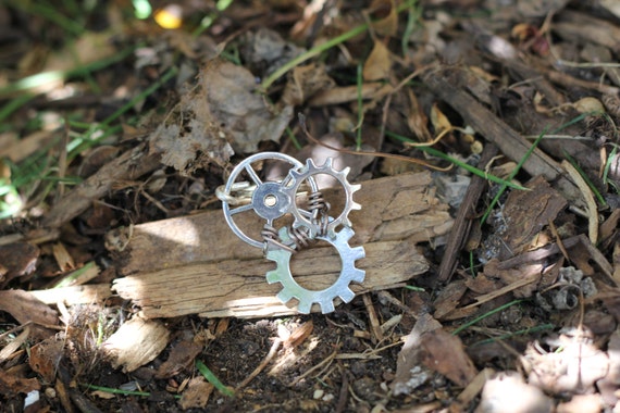 Gear Ring // Steampunk Metal Ring // Silver Metal Ring // Gear Metal // Steampunk Jewelry // Handmade Steampunk Metal Ring //Ring for women/ by HyperJewelry steampunk buy now online