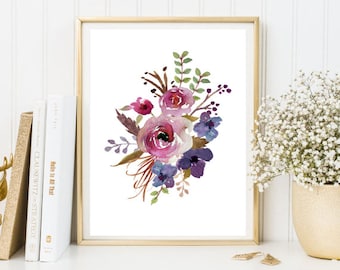 Watercolor Wall Art watercolor print | etsy Watercolor Wall Art watercolor print | etsy