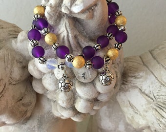 Orlando City Soccer Inspired Charm Bracelets