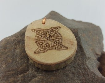 Celtic knot wood pendants - pendants - Celtic knot - talisman, amulet, Talisman
