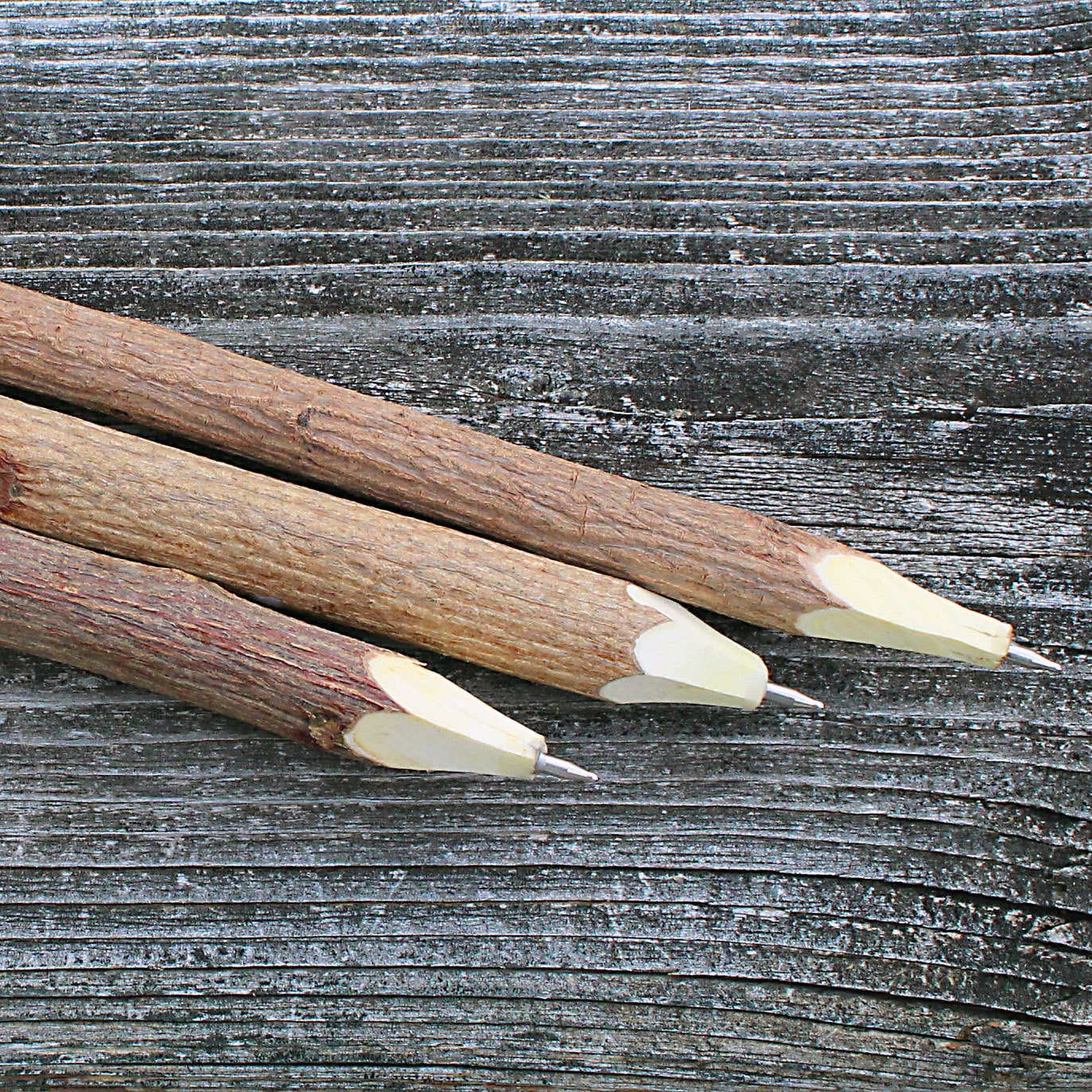 Handmade Rustic Wooden Natural Twig Pens