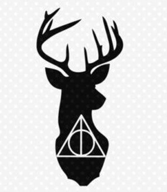 Download Downloadable Harry Potter Deathly Hallows Stag SVG