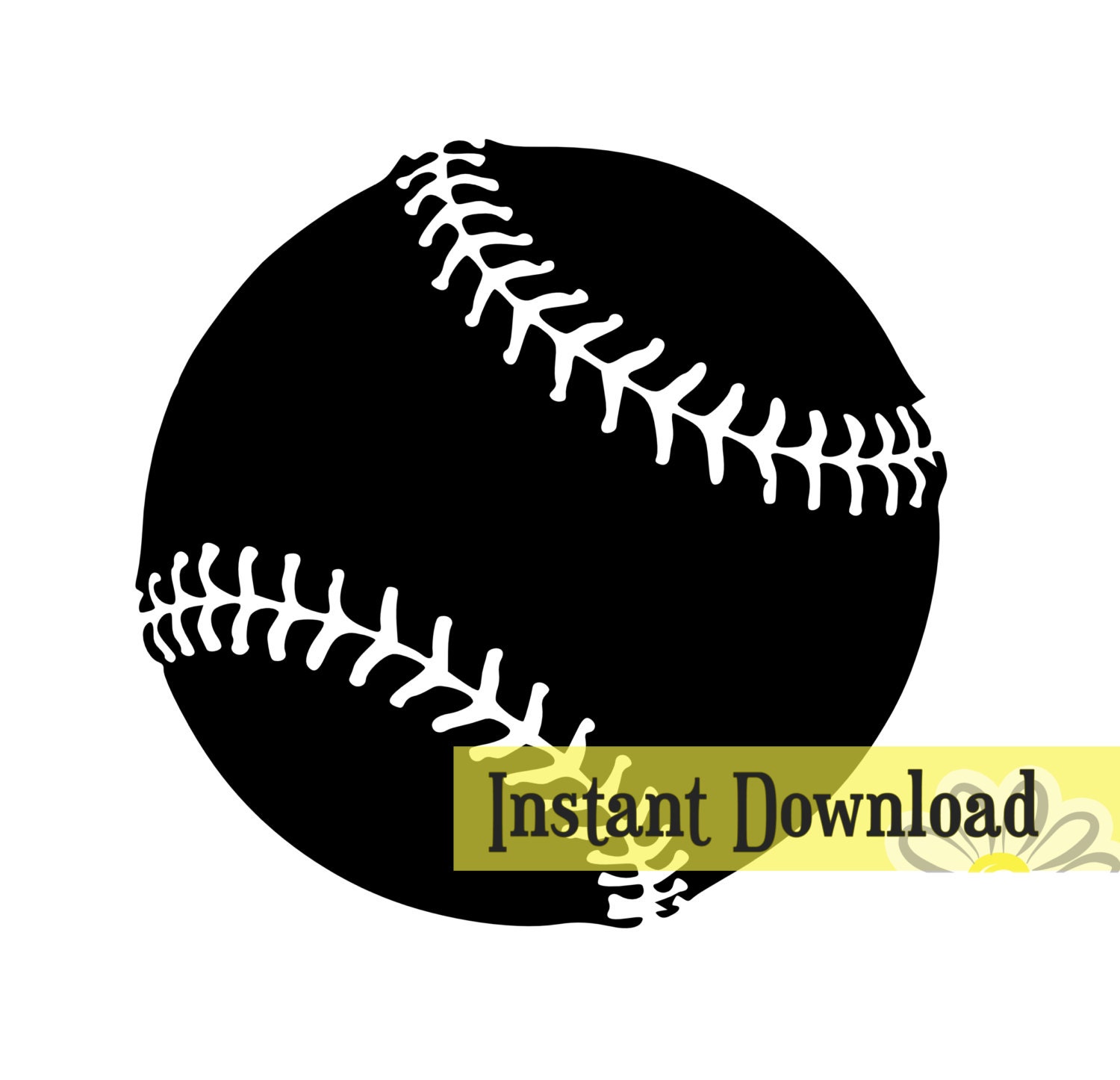 Download Baseball Digital File SVG & Studio3 Cut File