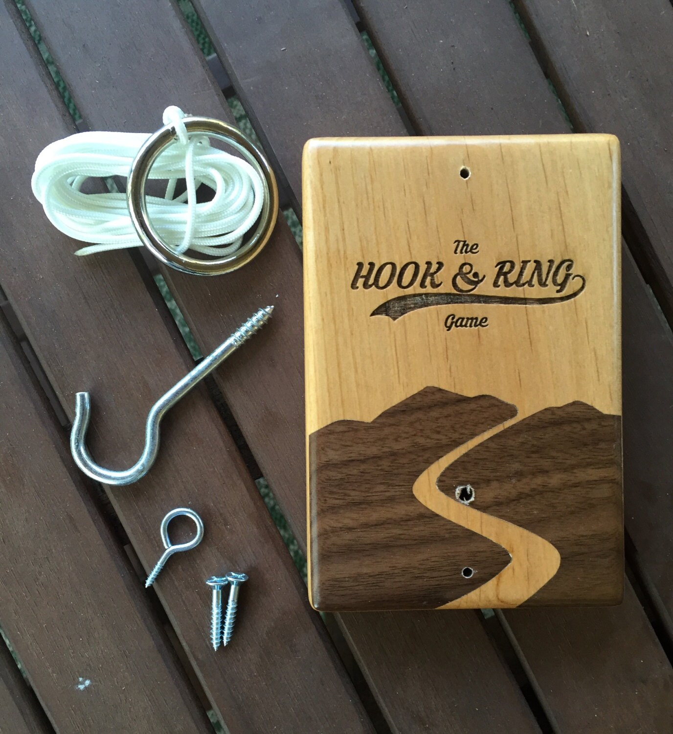Hook and Ring Game Ring Toss Bar Game Ring Game Mini