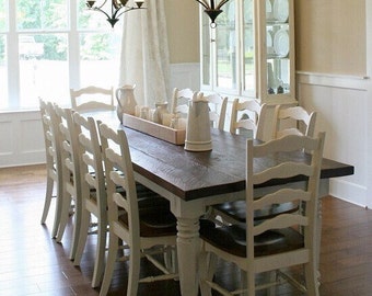 Farmhouse Dining Room Tables farmhouse table | etsy Farmhouse Dining Room Tables farmhouse table | etsy