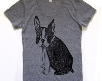 boston terrier shirt, boston terrier t, cute boston terrier tshirt, boston terrier design, french bulldog, free shipping