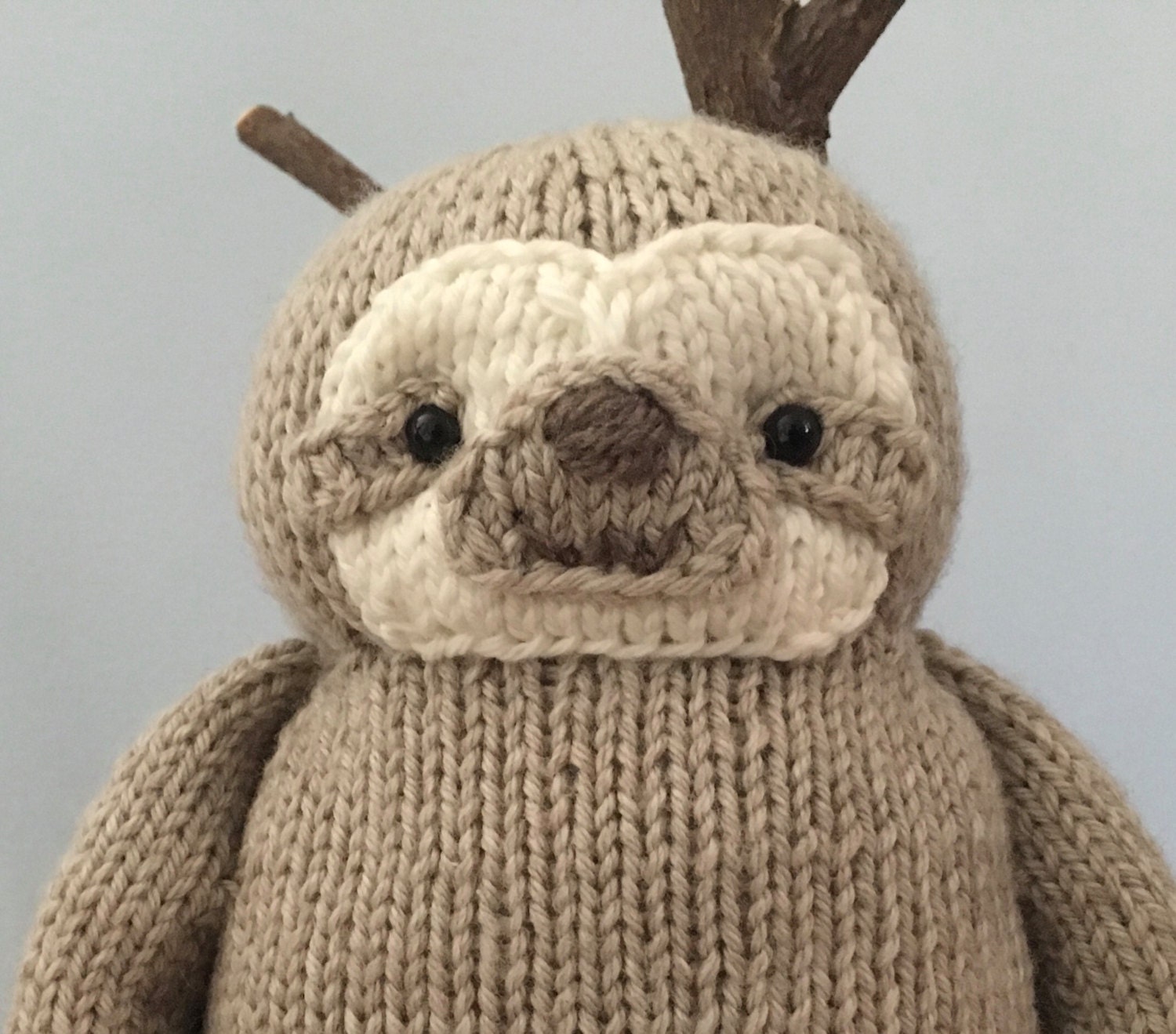Amigurumi Knit Sloth Pattern Digital Download