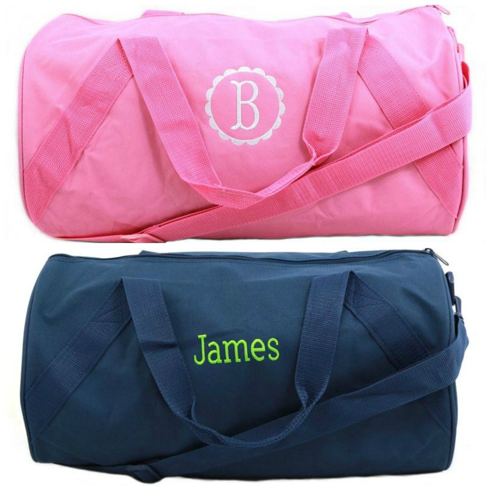 Children&#39;s Personalized Duffel Bag Girls Pink Travel