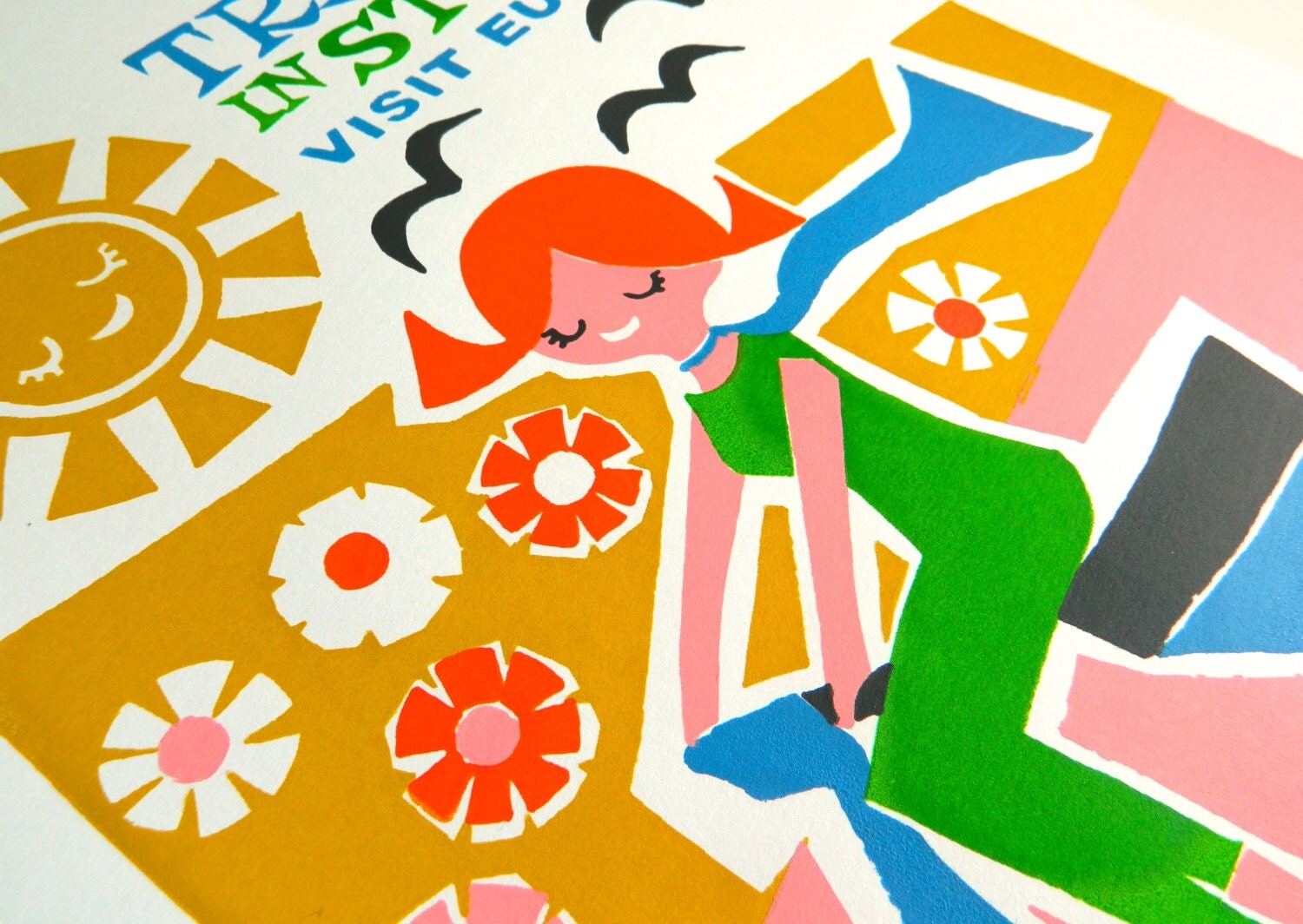 LIMITED EDITION 5 Colour Hand Screen Printed Original Artwork