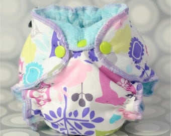 PDF Cloth Diaper Sewing Pattern - Newborn Hybrid Fitted Cloth Diaper